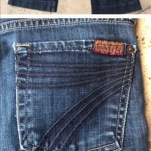 Seven For All Mankind Dojo Cropped Jeans Sz 26